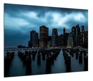Obraz - Widok na drapacze chmur Nowego Jorku (70x50 cm)