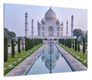 Obraz - Taj Mahal o wschodzie słońca (70x50 cm)