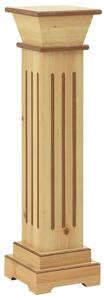 Klasyczny kwietnik kolumna, jasne drewno, 17x17x66 cm, MDF