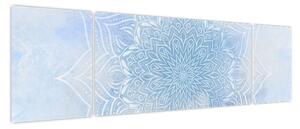 Obraz - Zimowa mandala (170x50 cm)