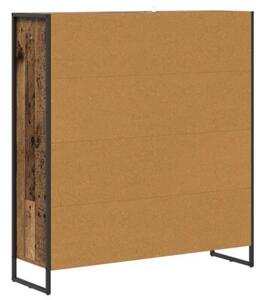 Szafka na książki stare drewno 99,5 x 30 x 108,5 cm