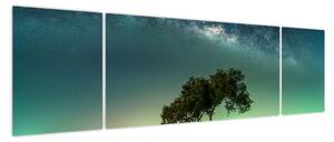 Obraz nocnego nieba (170x50 cm)
