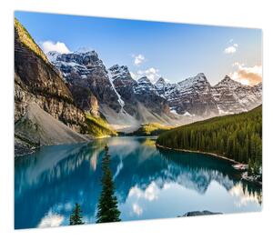 Obraz - Kanada, Park Narodowy Banff, Jezioro Moraine (70x50 cm)
