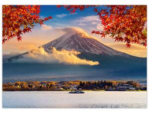 Obraz na szkle - Japonia, Góra Fuji (70x50 cm)