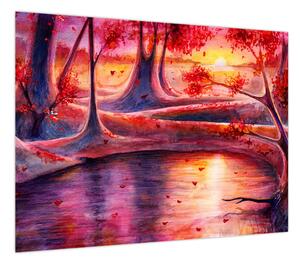 Obraz magicznego lasu (70x50 cm)