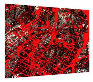 Obraz - Ekspresyjna abstrakcja (70x50 cm)