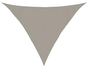 Żagiel przeciwsłoneczny, 160 g/m², jasnoszary, 3,5x3,5x4,9 m