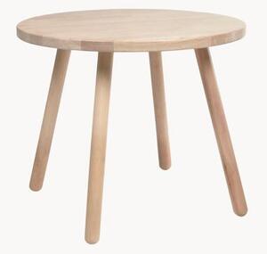 Okrągły stół dla dzieci z drewna kauczukowego Dilcia