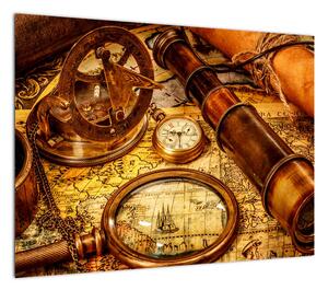 Obraz - Historyczne narzędzia marynarzy (70x50 cm)
