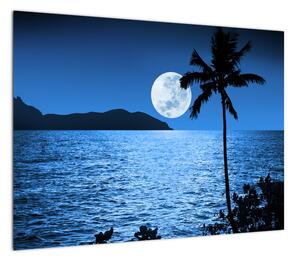 Obraz - Księżyc nad poziomem morza (70x50 cm)