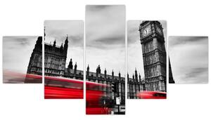 Obraz - Houses of Parliament w Londynie (125x70 cm)