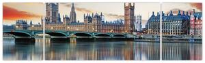 Obraz - Houses of Parliament w Londynie (170x50 cm)