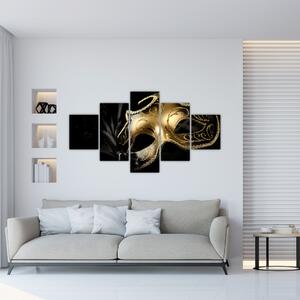Obraz - Złoty drapak (125x70 cm)