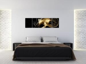 Obraz - Złoty drapak (170x50 cm)
