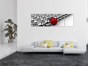 Obraz błyszczących kulek (170x50 cm)