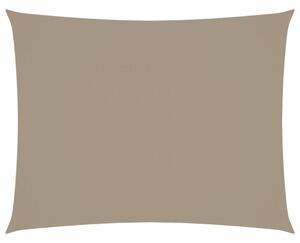 Prostokątny żagiel ogrodowy, tkanina oxford, 3,5x5 m, taupe