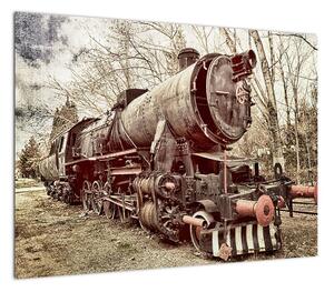 Historyczny wizerunek lokomotywy (70x50 cm)