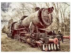 Historyczny wizerunek lokomotywy (70x50 cm)