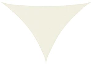 Żagiel ogrodowy, tkanina oxford, trójkątny, 2,5x2,5x3,5 m, krem