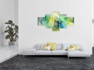 Obraz abstrakcji geometrycznej (125x70 cm)