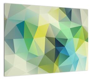 Obraz abstrakcji geometrycznej (70x50 cm)