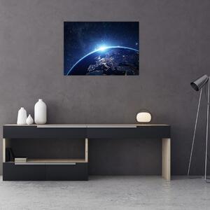 Obraz planety Ziemia (70x50 cm)