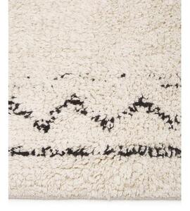 Ręcznie tuftowany dywan z bawełny z frędzlami Fionn