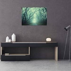 Obraz - Droga z aleją drzew (70x50 cm)