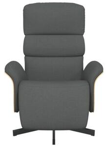 RozkÅadany fotel z podnÃ³Å¼kiem, ciemnoszary, tkanina