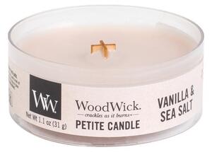Świeca zapachowa WoodWick Petite Vanilla & Sea Salt