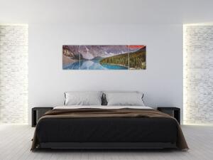 Obraz - Górski krajobraz Kanady (170x50 cm)