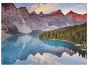 Obraz - Górski krajobraz Kanady (70x50 cm)