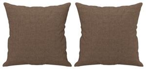 Sofa 3-osobowa z poduszkami, brÄ zowa, 180 cm, tkanina