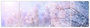 Obraz - Mroźna zima (170x50 cm)