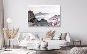 Obraz tradycyjne chińskie malarstwo pejzażowe