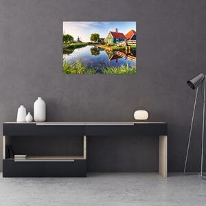 Obraz holenderskich młynów (70x50 cm)