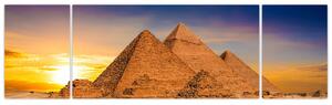 Obraz - piramidy egipskie (170x50 cm)