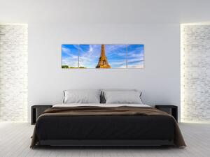 Obraz - Wieża Eiffla (170x50 cm)
