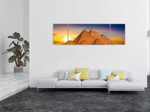 Obraz - piramidy egipskie (170x50 cm)