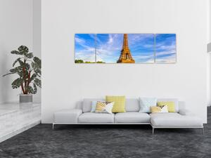 Obraz - Wieża Eiffla (170x50 cm)