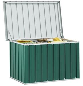 Skrzynia ogrodowa zielona 109x67x65 cm