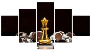 Obraz - Figury szachowe (125x70 cm)