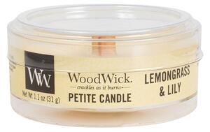 Świeca zapachowa WoodWick Petite Lemongrass & Lilly