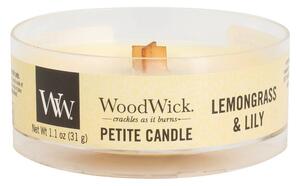 Świeca zapachowa WoodWick Petite Lemongrass & Lilly