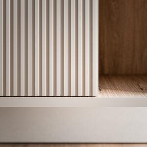 BELDIVO szafka podumywalkowa 50 cm z białą umywalką - drzwi lewe - różne kolory