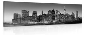 Obraz centrum Nowego Jorku w wersji czarno-białej