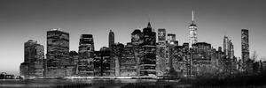 Obraz centrum Nowego Jorku w wersji czarno-białej