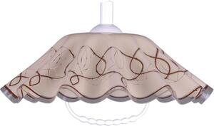 Lampa z rączką pod abażurem, regulowany zwis K-3277 z serii MARIONA