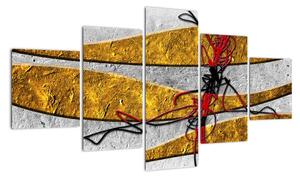 Abstrakcyjny obraz (125x70 cm)