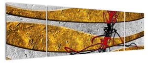 Abstrakcyjny obraz (170x50 cm)
